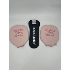 Pickleball Paddle Cases Brighter Days W/ Pickleball Ball Sleeve